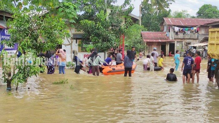 Banjir di Kalimantan Selatan – Pangkalan Pamasiran di Kabupaten Tabalong Masih Terendam
