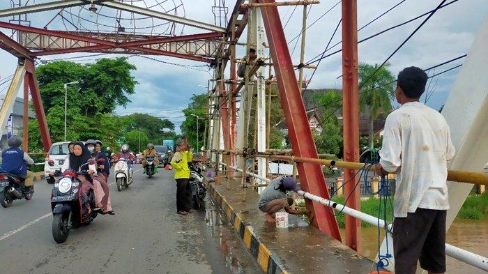 Jelang Tahun Baru 2023, Jembatan HSU Paliwara akan dipercantik