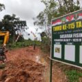Pembangunan Jalan TMMD 115 Kodim 1008/ Tabalong di Desa Pamarangan Kanan Capai 70 Persen