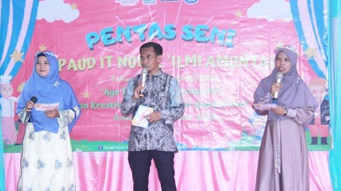 PAUD Terpadu Nurul Ilmi di Kecamatan HSU Gelar Pentas Seni