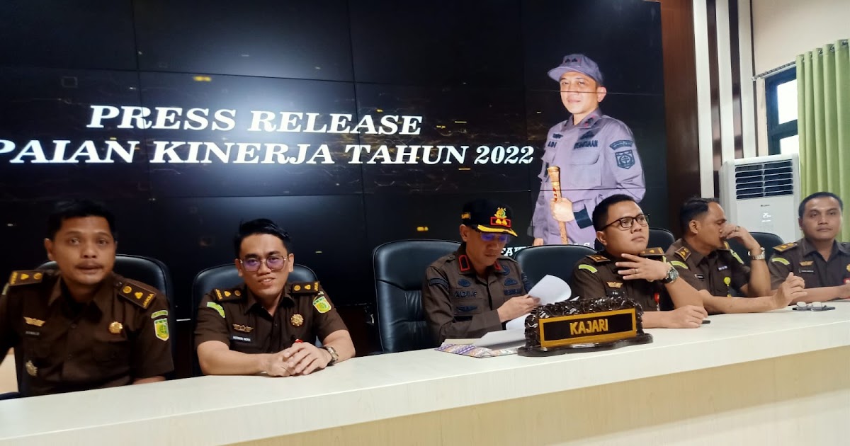 Kejaksaan Negeri Tapin Gelar Press Release Capaian Kinerja Tahun 2022