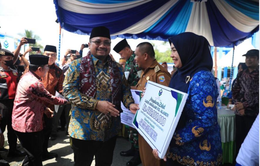 Menag Yaqut Luncurkan Kampung Zakat di Desa Sukamaju dan LAZIS Penyaluran Zakat Assalam Fil Alamin – Kalimantan Channel