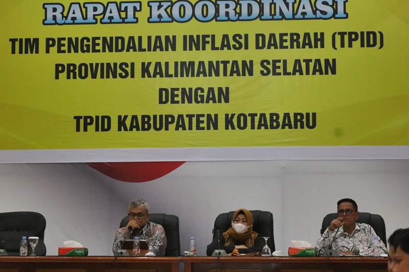 Inflasi Kotabaru Tertinggi di Indonesia, BPKP Kalsel Sarankan Bupati Kotabaru Belajar dari Tabalong