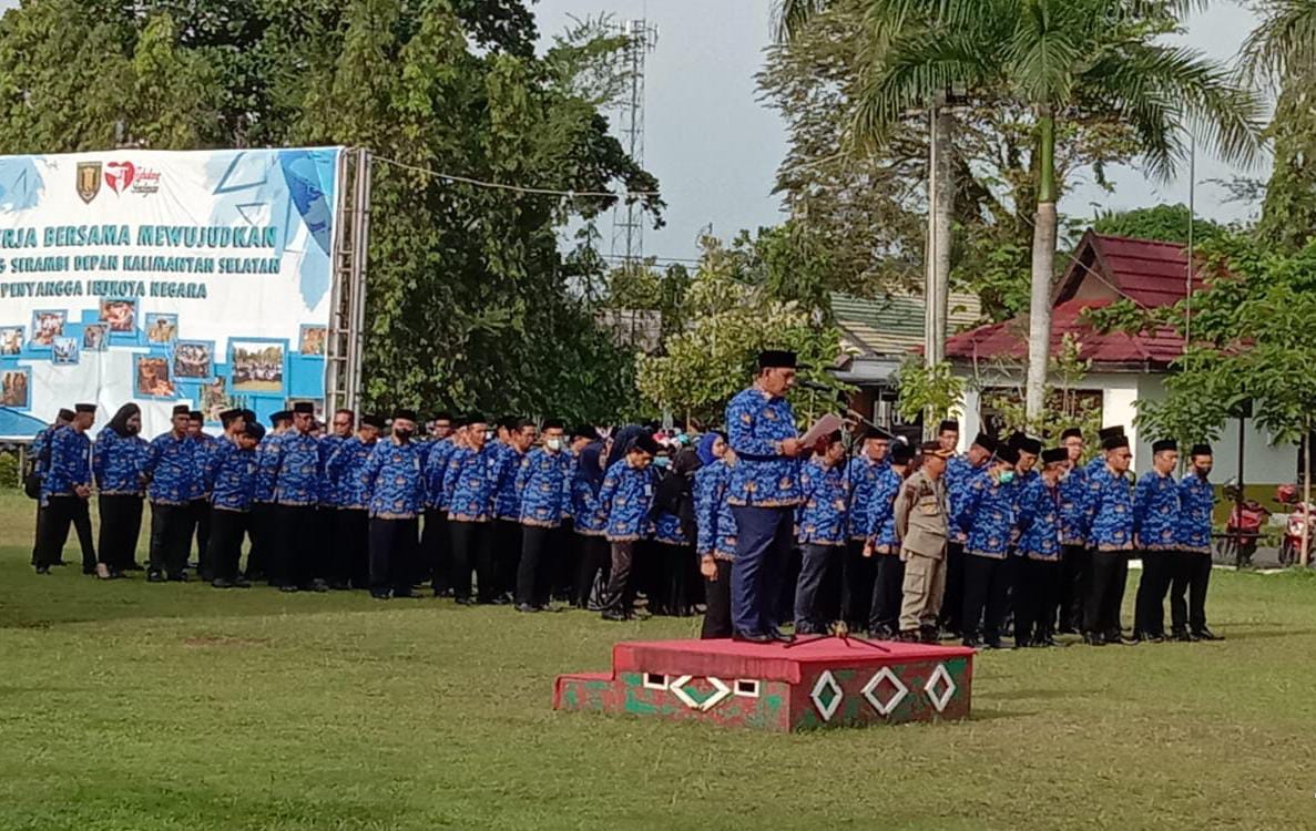 Sekda Tabalong Pimpin Upacara HKN Tingkat Kabupaten