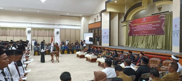 Sukseskan Pemilu 2024, 393 Anggota PPS Kabupaten Tabalong Resmi Dilantik