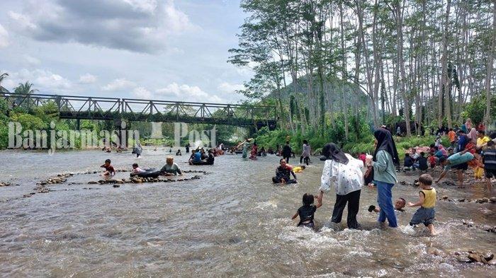 Libur Tahun Baru 2023, Wisata Permandian Meranting Kabupaten Balangan Kalsel Diserbu Masyarakat – Banjarmasin Post