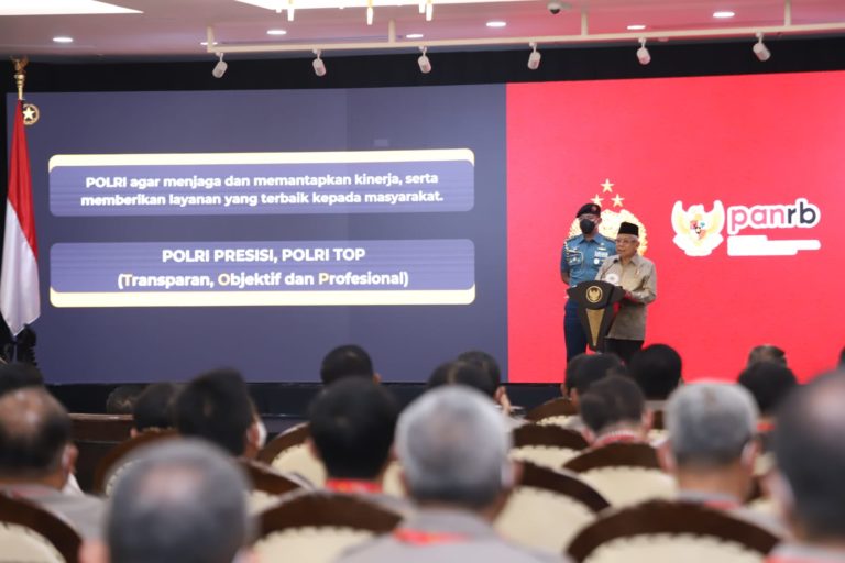Wapres Apresiasi Jasa Polri, Kerjasama Menpan RB… – Kemenpan RB