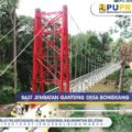 Ikonik!  Jembatan Gantung Bongkang Resmi Diserahkan BPJN Kalsel kepada Pemerintah Kabupaten Tabalong