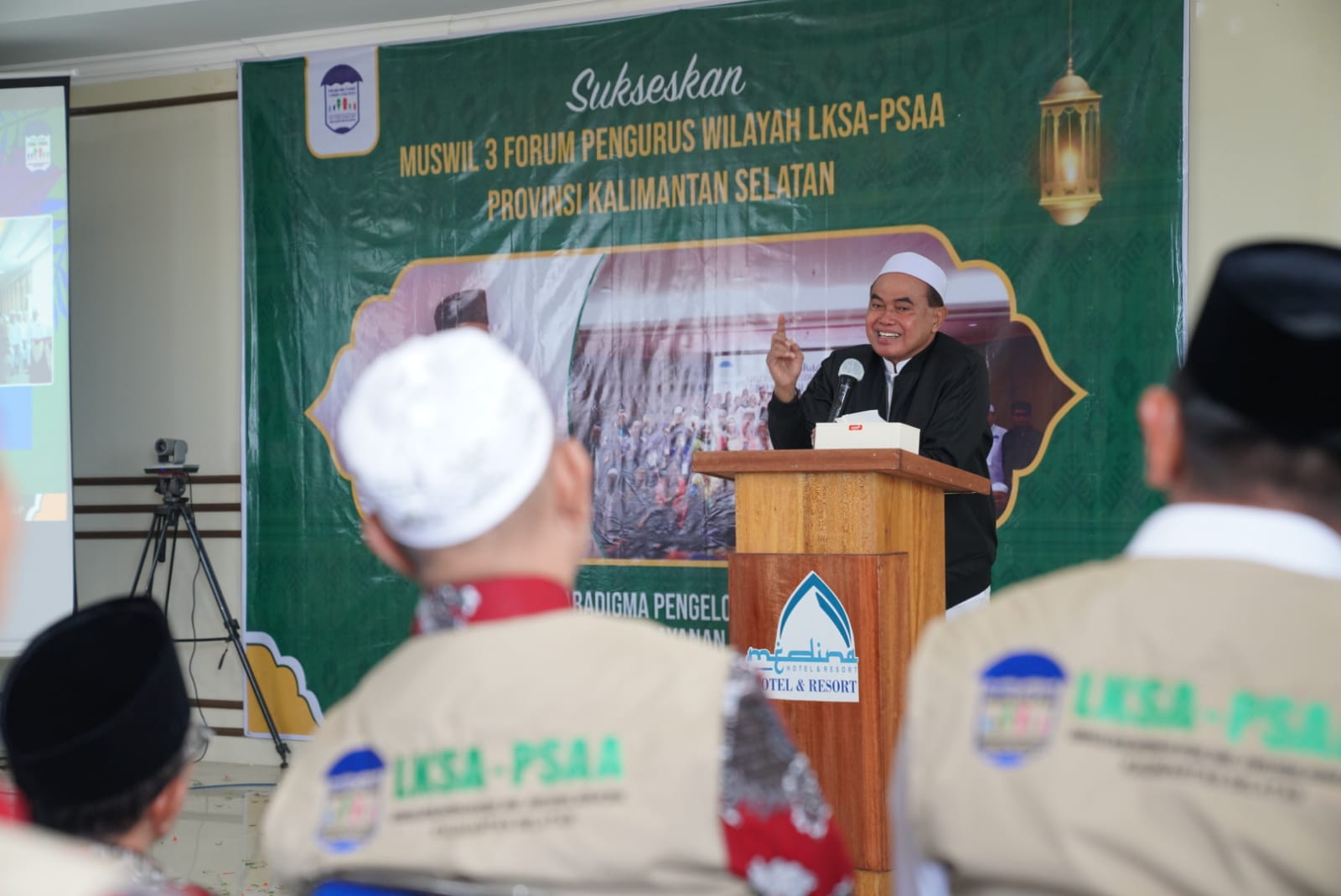 Abah Zairullah Membuka Muswil PSAA LKSA Kalimantan Selatan ke-3