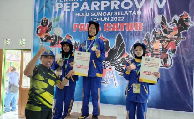 Raih 21 Medali, Tim Catur NPC Hulu Sungai Utara Berhasil Menjadi Juara Umum