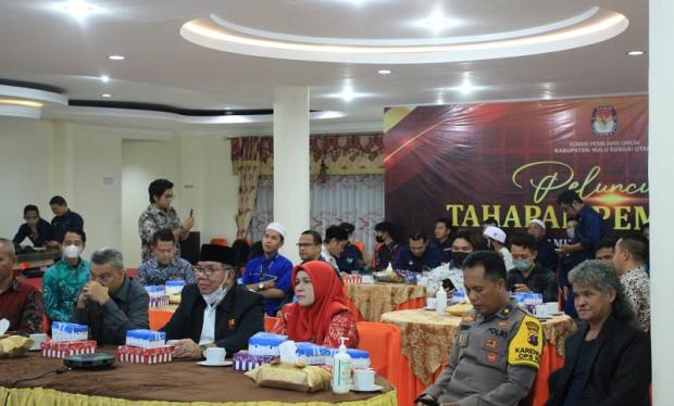 KPU Hulu Sungai Utara Gelar Launching Tahapan Pemilu 2024