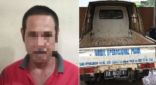 Karyawan PAM Tabalong Berulang Kali Mencuri Pipa Besi Menggunakan Mobil Operasional Kantor