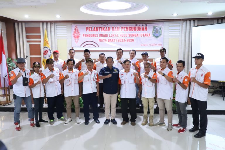 Hadiri Peresmian Pengurus ORARI Daerah HSU, Plt Bupati Perintahkan Ini