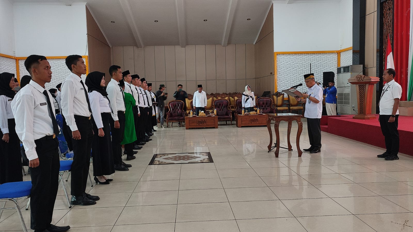 Wakil Bupati Tabalong Lantik CPNS PKN STAN dan PTID STTD – koranbanjar.NET