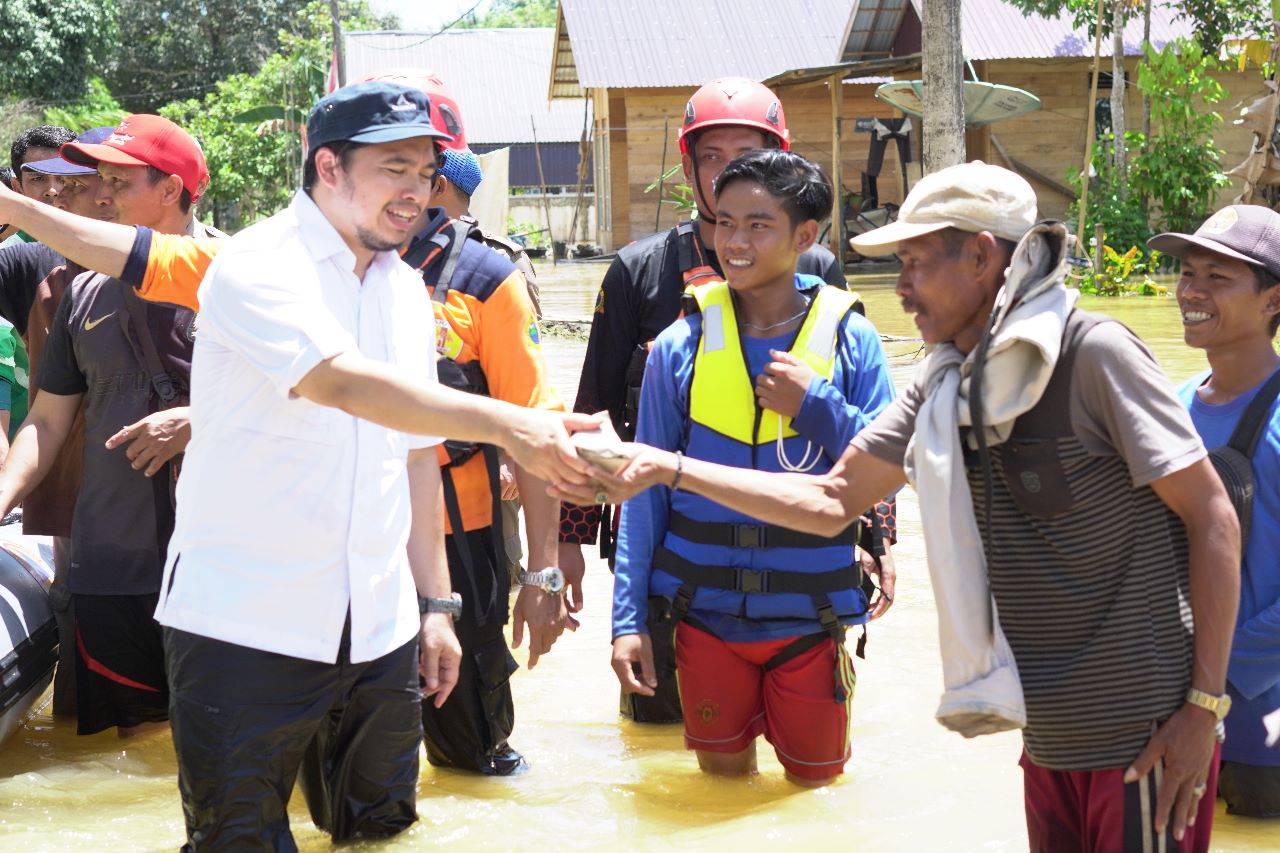 Pesan Bupati HST untuk Warga Terdampak Banjir di Desa Masiaran, Jaranih dan Patilalain