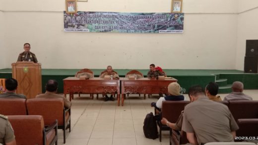 Kasi Trantib Se Kecamatan Tabalong Berpartisipasi dalam Sosialisasi Linmas