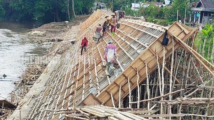 Proyek Siring Hapingin Kabupaten Hulu Sungai Tengah ditargetkan selesai pada akhir Maret 2023
