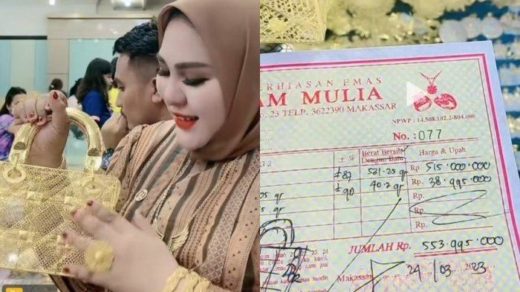 Video Viral Seorang Wanita di Makassar yang Membeli Tas Emas Seharga Rp 553 Juta