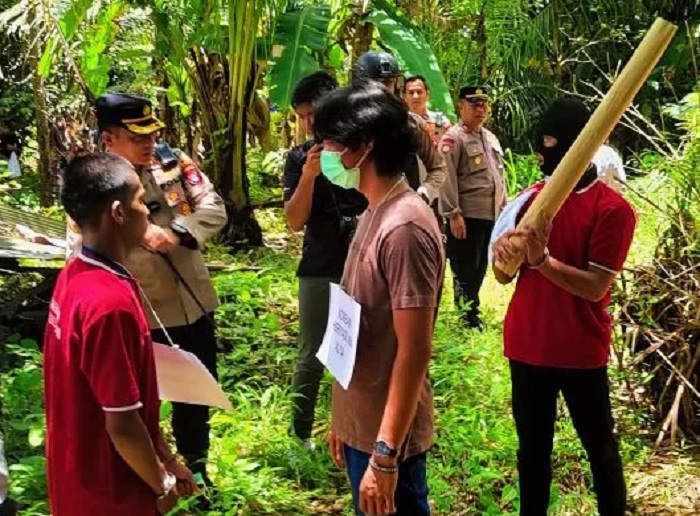 Waria Cantik di Tapin Ternyata Dibunuh Pacarnya Saat Mabuk, Terungkap Saat Pra Rekonstruksi